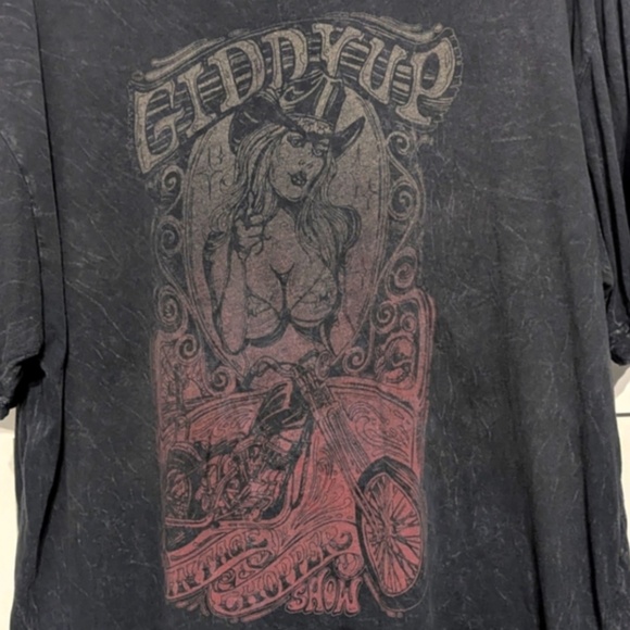 Affliction old school Vintage Chopper T-Shirt , 2XL - Picture 2 of 7